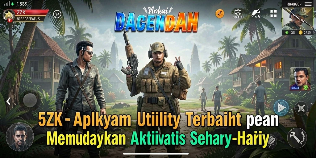 Tampilan antarmuka aplikasi 5ZK yang bersih dan modern.