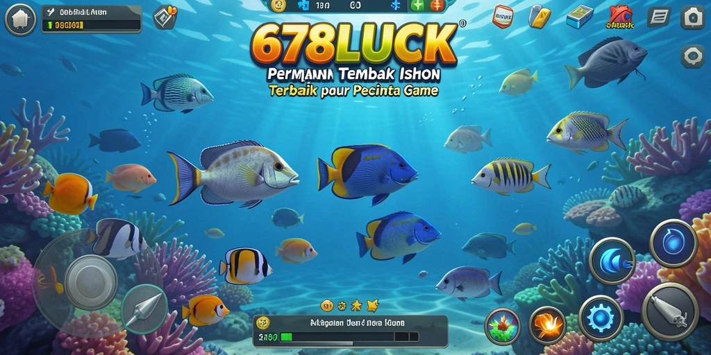 Screenshot gameplay seru dalam 678LUCK saat menembak ikan.