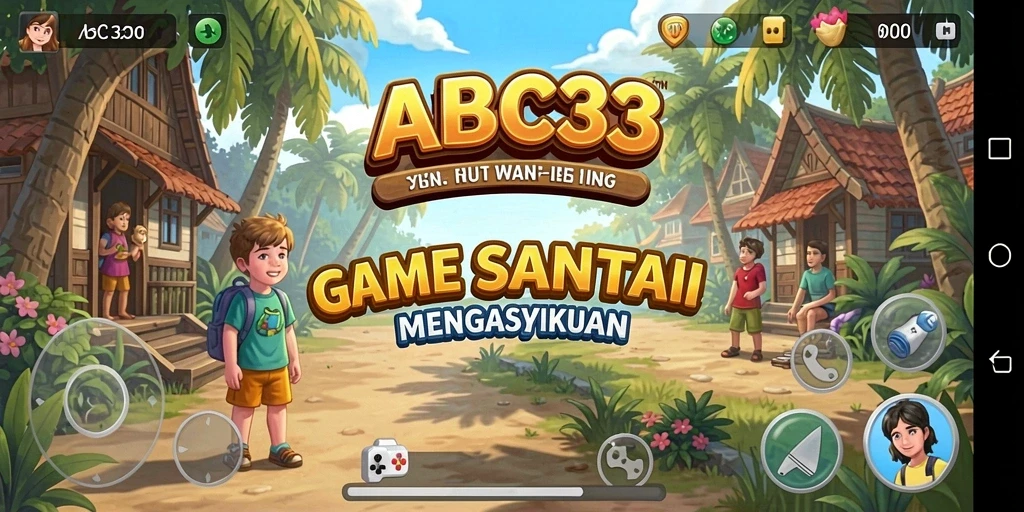 Tampilan gameplay ABC33 dengan berbagai level yang menantang.