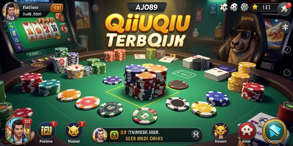 Tampilan gameplay seru AJO89 QiuQiu yang menarik.