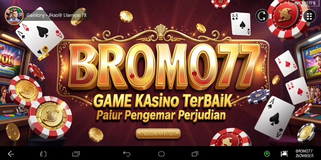 Tampilan gameplay menawan dalam BROMO77 dengan berbagai pilihan permainan Kasino.