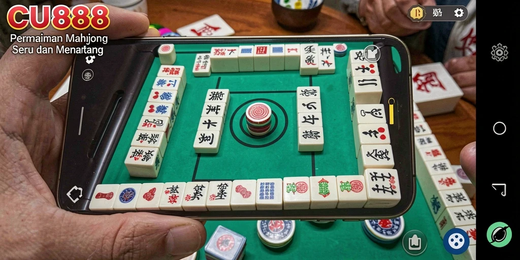 Screenshot gameplay CU888 yang menunjukkan momen menarik saat bermain Mahjong.