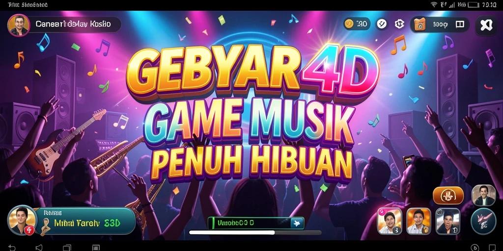 Tampilan gameplay GEBYAR4D yang seru dan menarik.
