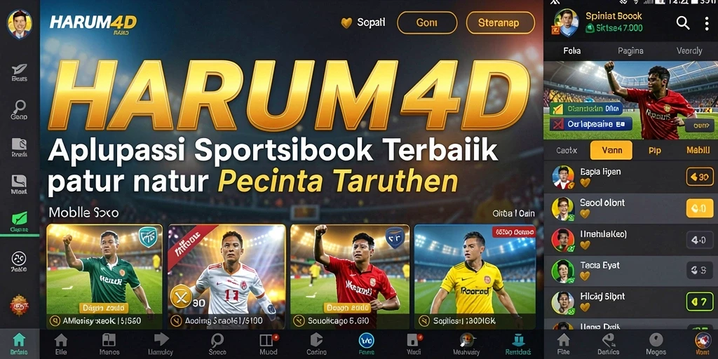 Tampilan grafis yang menarik dari gameplay Sportsbook HARUM4D.