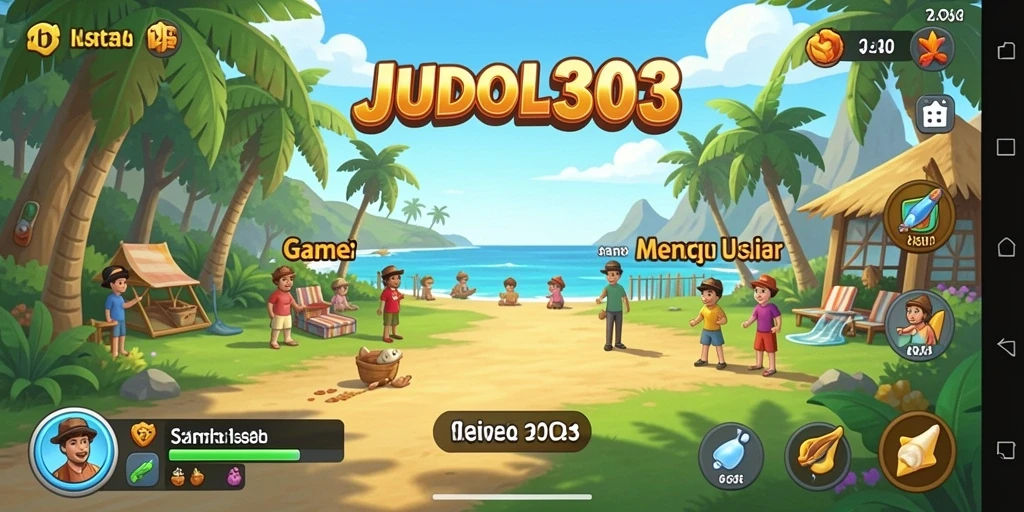 Tampilan gameplay menarik dari JUDOL303 yang penuh warna.