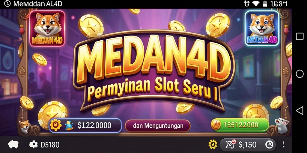 Tampilan menarik dalam permainan Slot MEDAN4D yang mendebarkan.