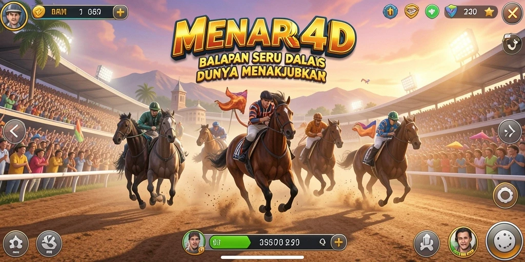 Tampilan gameplay MENARA4D yang dramatis dan penuh aksi.
