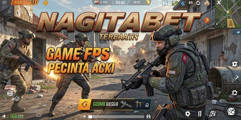 Tangkapan layar gameplay NAGITABET dengan aksi pertempuran yang intens.