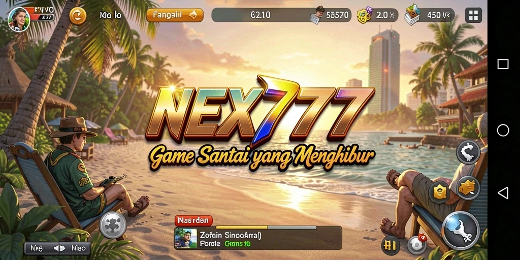 Screenshot gameplay menunjukkan suasana permainan Casual yang ceria.