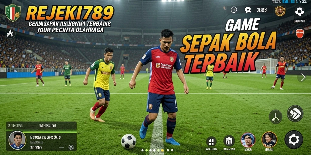 Tangkap momen seru dari permainan sepak bola di REJEKI789.