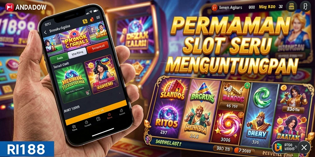 Tampilan gameplay slot yang menegangkan dan seru.