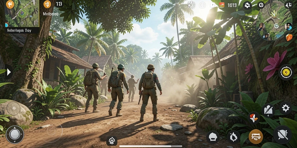 Tampilan screenshot S13 menunjukkan interaksi karakter dalam gameplay yang menarik.
