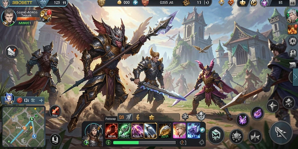 Tampilan gameplay seru dari SBOBET dengan aksi MMORPG yang mendebarkan.