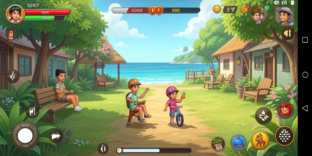 Tampilan menarik dari gameplay SD107 yang seru dan mengasyikkan.