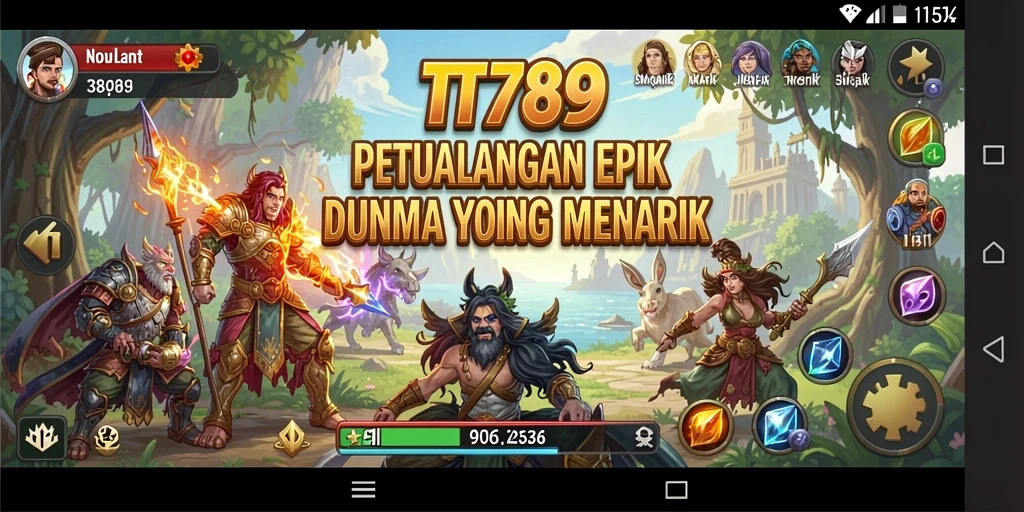 Tampilan gameplay seru dalam petualangan TT789.