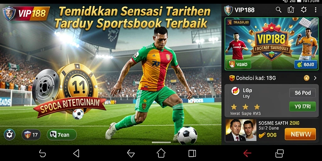 Tampilan dinamis gameplay di VIP188 dengan berbagai pilihan taruhan.